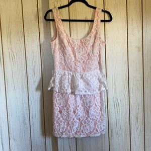Pink & Lace dress
